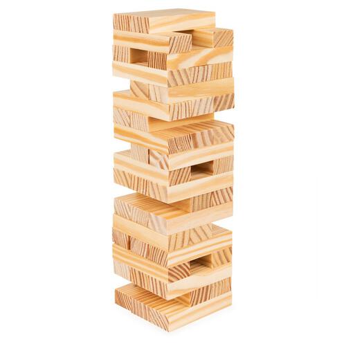 Cardinal Games Classic Wood Tumbling Tower in Shoe Box