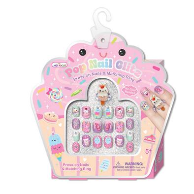 Hot Focus Pop Nail Glitz Sweets Manicure Nail Art