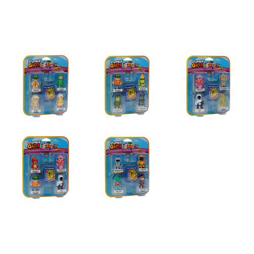 Stumble Guys figures 5 pack blister - Assorted