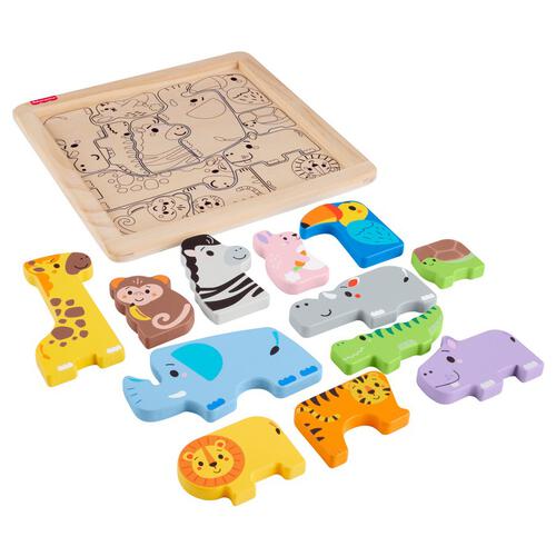 Fisher-Price Wood Animal Puzzle