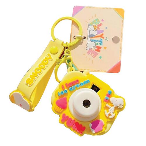 Snoopy Keychain Camera Mix Colour- Assortment
