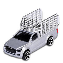 Majorette Isuzu D-Max Transporter Silver Cage Edition