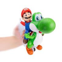 The Super Mario Galaxy Movie Mario Riding Yoshi Action Figure
