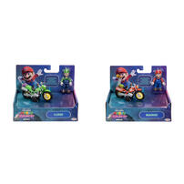 The Super Mario Galaxy Movie Pull Back Racer with Figure - Assorted
