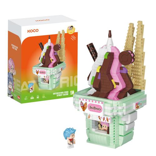KOCO Food Street Ice cream Shop 942pcs