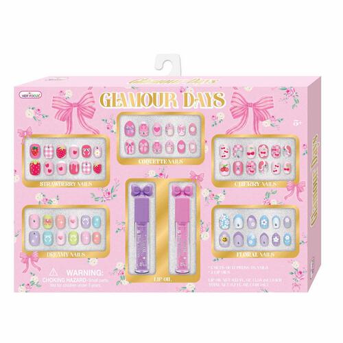 Hot Focus Glamour Days Bowtiful Manicure Nail Art Sticker