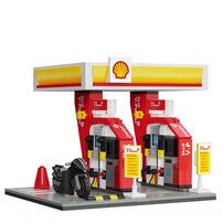 CaDA Shell Retail Station Brick Building Mechanical Master