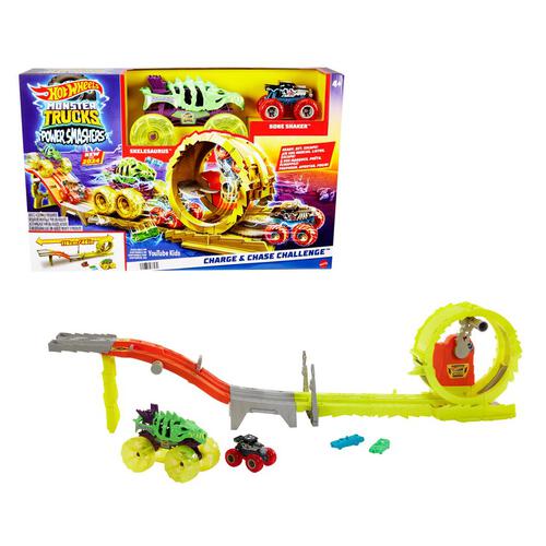 Hot Wheels Monster Trucks Power Smashers Destruction & Chase
