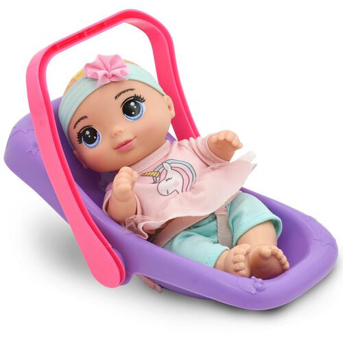 New Adventures Magic Nursery Tote Along Baby 8-Inch Doll