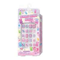 Hot Focus Love Vibes Nails Groovy Bear Press on Nails Manicure Nail Art