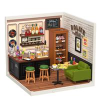 Robotime Rolife Super Creator Leisurely Cheers Bar Plastic DIY Miniature House