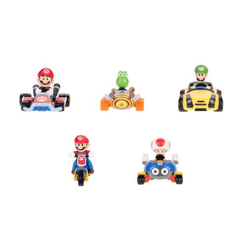 Super Mario Kart Racers Vehicle W6 - Assorted (1 Pc)