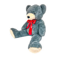 playpop Jumbo Grey Bear Plush (65cm)