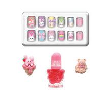 Hot Focus Happy Nails Happy Bunny Press on Nails Manicure Nail Art Sticker