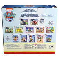 Cardinal Games Paw Patrol 12 in 1 Puzzle Pack