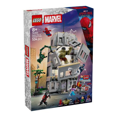 LEGO Marvel Spider-Man vs. Hulk Epic Clash 76350