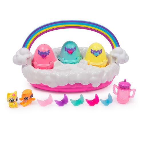 Hatchimals Alive Neon Rainbow Basket