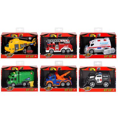 Fast Lane Lights And Sounds 6 Inch Vehicle - Assorted