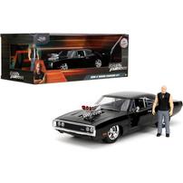 JADA 1:24 F1 1970 Dodge Charger With Dom Toretto Figure