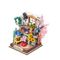 Robotime Rolife DIY Wooden Miniature Dollhouse Dreaming Terrace Garden