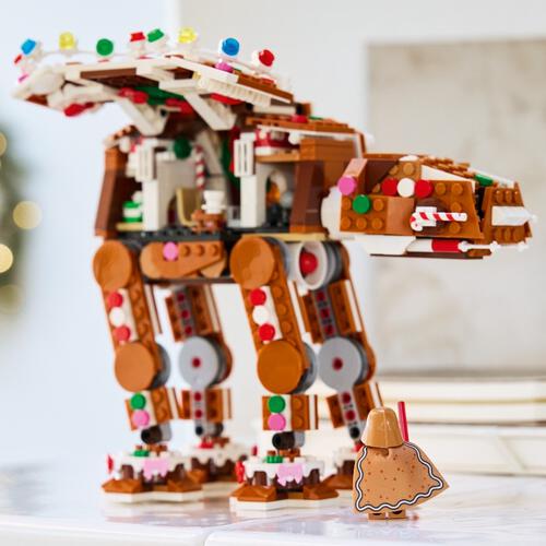 LEGO Star Wars Gingerbread At-At Walker, Christmas Craft Building Set 40806