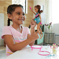 Barbie Dreamhouse Adventures Spin ‘n Twirl Gymnast Doll and Accessories