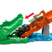 Hot Wheels Monster Truck Knock The Croc Challenge