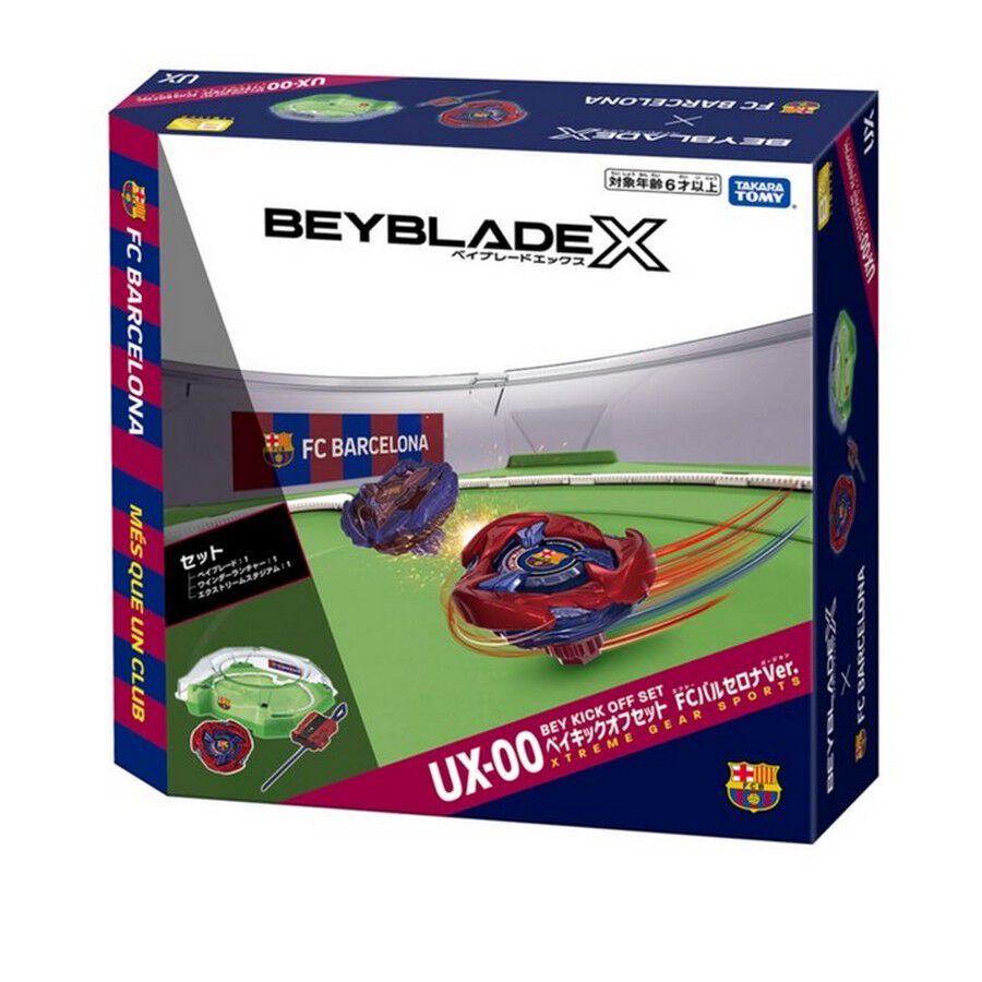 Beyblade UX-00 Bey Kick Off Set Fc Barcelona Version | Toys