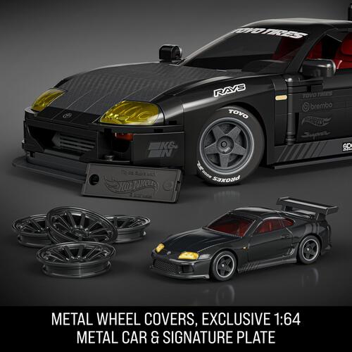 Mattel Brick Shop Hot Wheels Elite Series Toyota Supra (WMT) Black