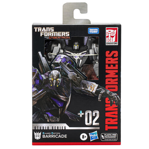 Transformers Studio Series Gamer Edition Deluxe Class Barricade 4.5-in Action Figure