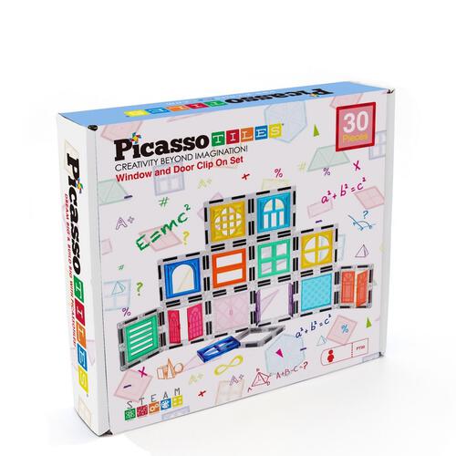 Picasso Tiles 30pcs operable door and window set