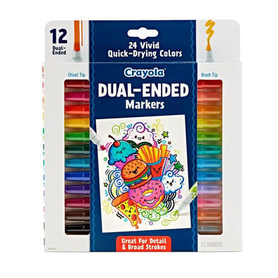 Crayola 12Ct Dual Ended Doodle Marker