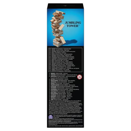 Cardinal Games Classic Wood Tumbling Tower in Shoe Box