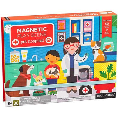 Petit Collage Mps Veterinarian Magnetic Play Scene