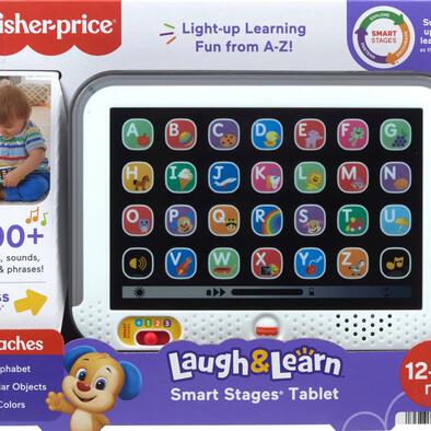 Fisher Price Laugh & Learn Stages Tablet Grey 