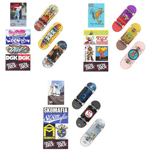 Tech Deck Board Display 3-Pack - Assorted (1 Pc)