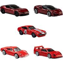Hot Wheels JLN12 Rosso 5-pack (Ferrari)