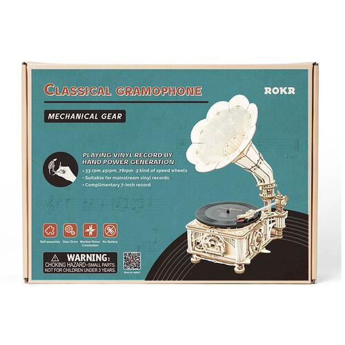 Robotime Rokr Classical Gramophone