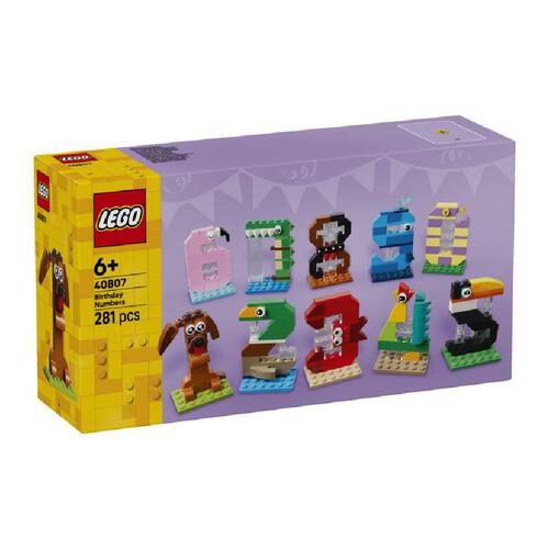 LEGO Iconic Birthday Numbers 40807