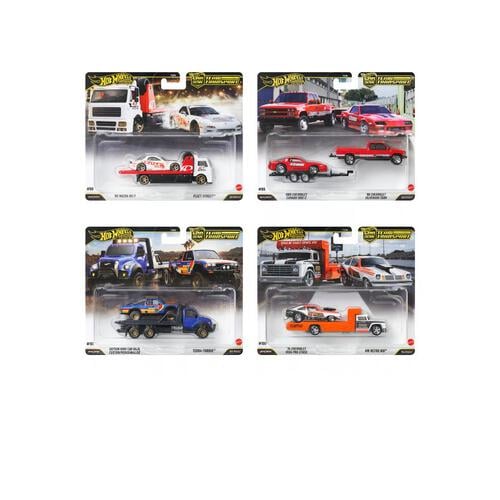 Hot Wheels FLF56 Team Transport (Dash N) Set of 4 