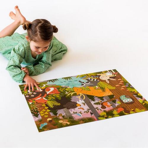 Petit Collage Floor Puzzle Enchanted Woodland