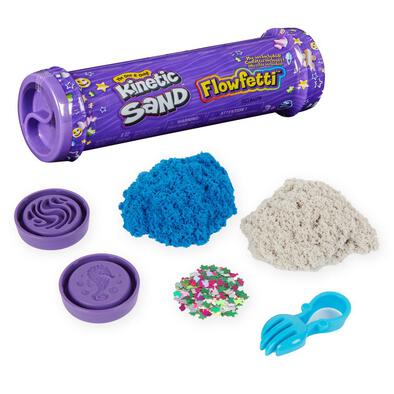 Kinetic Sand Flowfetti Play Sand with Glitter Mix-ins 4oz (113g) - Assortment