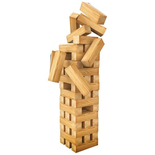 Cardinal Classics 48Pcs Wooden Jumbling Tower