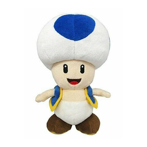 Nintendo Super Mario All Star Collection Blue Toad Plush (20cm)