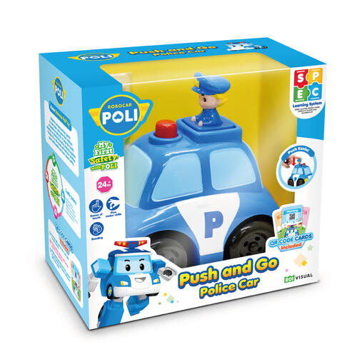 Robocar Poli Push And Go Police Car