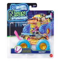 Hot Wheels Monster Truck Neon Smashers Singles - Assorted