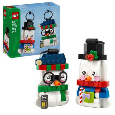 LEGO Snowman Ornaments Christmas Decor Holiday Decorations 40812
