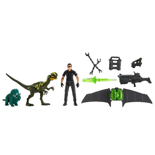 Jurassic World Dinosaur Jurassic Park Dr. Ian Malcolm Glider Escape Pack
