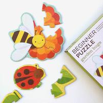 Petit Collage Beginner Puzzle Garden Bugs