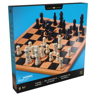 Cardinal Games Classic Wood Chess board and pieces